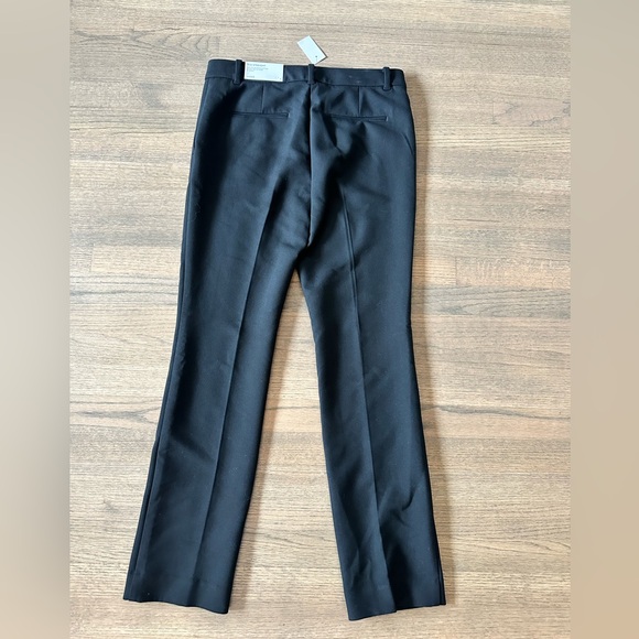 NEW Ann Taylor The Straight Mid Rise Black Trousers/Pants-Size 4 - Picture 2 of 9